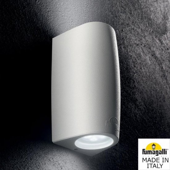 Фасаден осветител MARTA 90 2L GU10 LED 7W 3-white 700Lm IP55 бял Fumagalli
