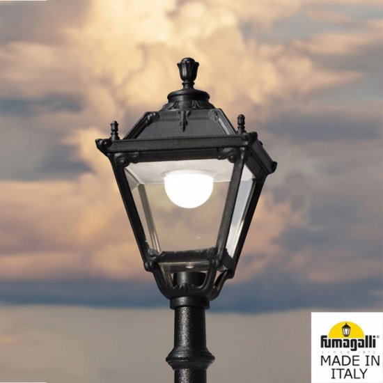 Градински стълб NEBO TOBIA Е27 IP55 + LED крушка 30W 4000K 3500Lm черен Fumagalli