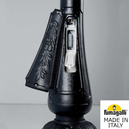 Градински стълб NEBO TOBIA Е27 IP55 + LED крушка 30W 4000K 3500Lm черен Fumagalli