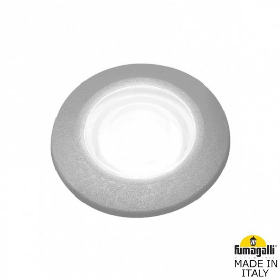 LED луна за вграждане в земя ALDO IP67 G9 1.7W 4000K 170Lm кръгла сива Fumagalli