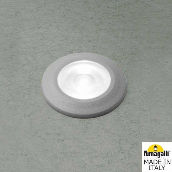 LED луна за вграждане в земя ALDO IP67 G9 1.7W 4000K 170Lm кръгла сива Fumagalli