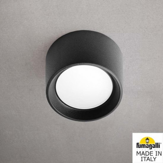 Луна за външен монтаж LIVIA 160 IP55 GX5.3 LED 7W 3-WHITE 800Lm черна Fumagalli