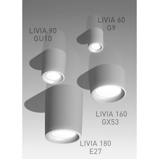 Луна за външен монтаж LIVIA 60 IP55 G9 1.7W 4000K 170Lm бяла Fumagalli