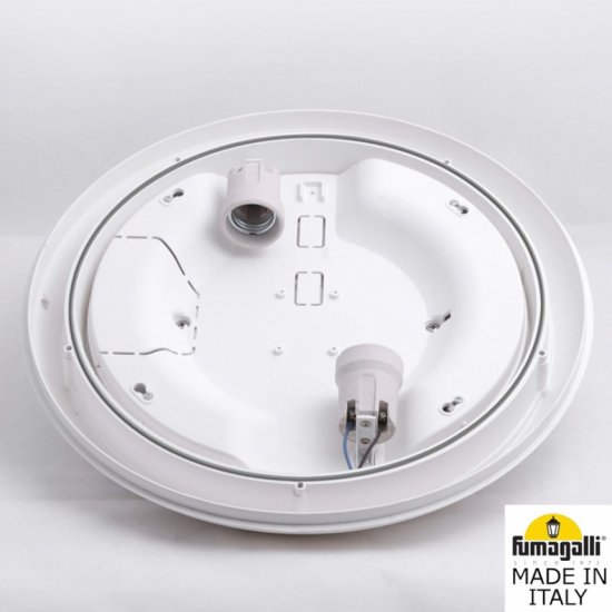Плафон водозащитен UMBERTA 2xЕ27 IP66 бял Fumagalli