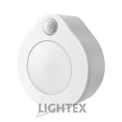 LED нощна лампа за контакт със сензор 3W 4000K 285Lm 190-240V бял