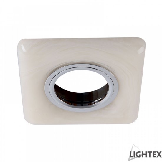 Декоративна луна стационарна MR16 100х100мм квадратна епоксидна смола с LED лента 3W 4000K