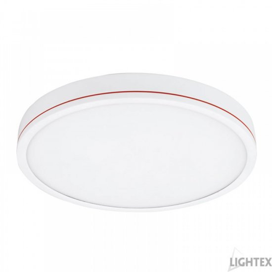LED луна за скрит и открит монтаж 12W ф130мм 4000K 960Lm IP20  с оранжев ринг