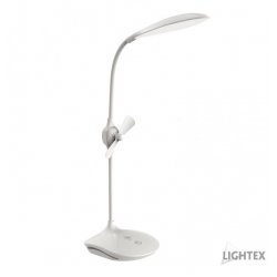 LED настолна лампа с вентилатор димируема 1.5W 5V DC 6000K 110Lm бяла