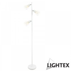 Лампион LORENA 3xE14 max 3x7W бял 