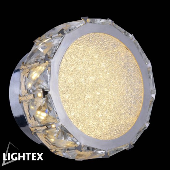 LED Аплик ALICE 10W 4000K 585Lm стомана+кристал