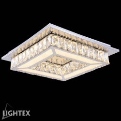 LED полилей ALICE 20W 4000K 1300Lm стомана+кристал хром