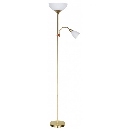 Лампион ARTEMIS II 1xE27 + 1xE14 h178cm мат злато