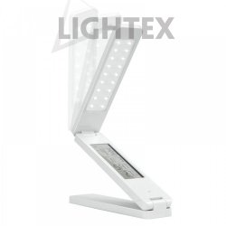 LED настолна лампа преносима 2W 5V DC 5500-6000K 120Lm сива