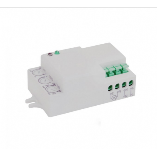 Сензор микровълнов за осветително тяло 300W 180- 360°  IP20 бял