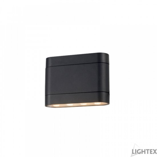 LED фасаден осветител NANT 9W 4000К 680Lm IP54 мат черно