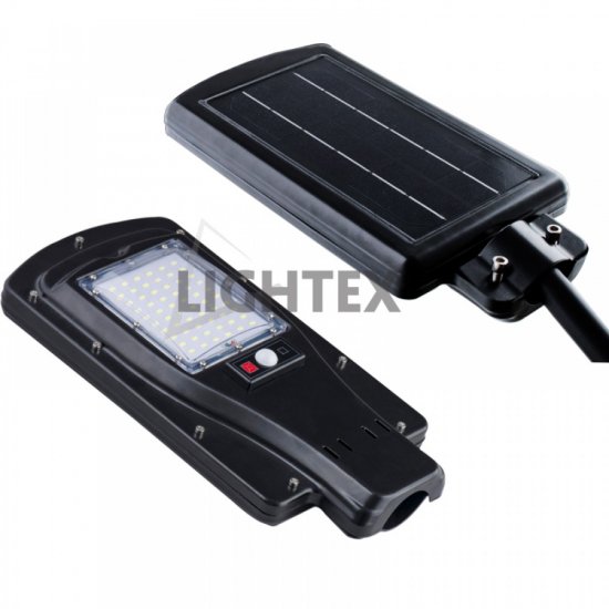 LED соларно улично тяло със сензор 10W 6000K 900Lm IP65 димируемо