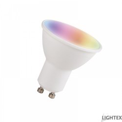 LED крушка SMART Wi-Fi GU10 5.5W RGB 400Lm димируема 