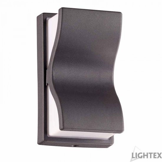 LED фасаден осветител LINO 6W 6500К 360Lm IP54 графит