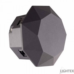LED фасаден осветител RAFI 6W 6500К 360Lm IP54 графит