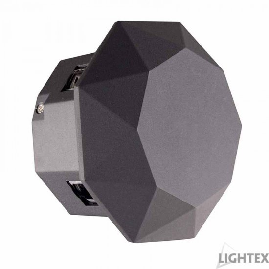 LED фасаден осветител RAFI 6W 6500К 360Lm IP54 графит