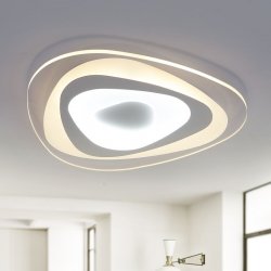 LED плафон TURN 85W 3000+4000К 6630Lm IP20 ф47см димируем + дистанционно управление