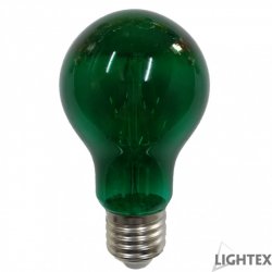 LED крушка FILAMENT A60 E27 4W зелена 120Lm