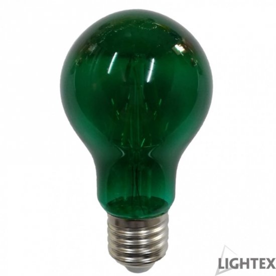 LED крушка FILAMENT A60 E27 4W зелена 120Lm