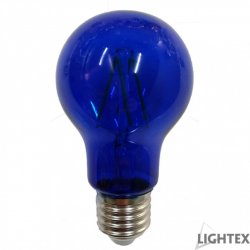 LED крушка FILAMENT A60 E27 4W синя 120Lm