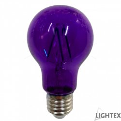 LED крушка FILAMENT A60 E27 4W лилава 120Lm