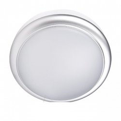 LED плафон влагозащитен IP54 SIRIUS 8W 4000K 560Lm ф14см сребрист
