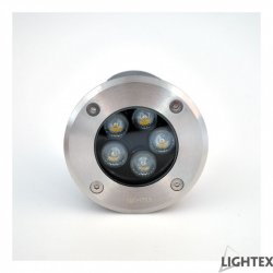 LED луна подова IP67 5W 4000К 450Lm мат хром