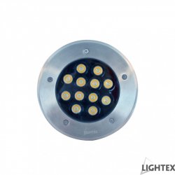 LED луна подова IP67 12W 4000К 1080Lm мат хром