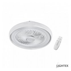 LED плафон вентилатор 37W+33W 3-white 1000Lm с дистанционно управление ф60см бял