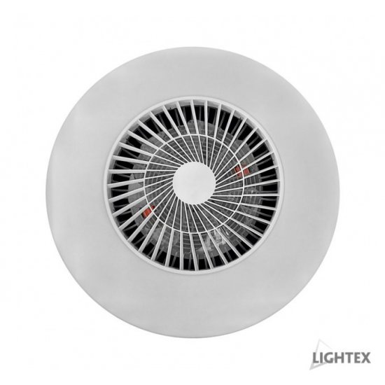 LED плафон вентилатор 36W  3-white 3240Lm ф60см IP20 димируем +  дистанционно управление
