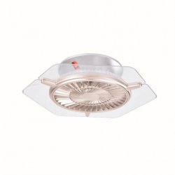 LED плафон вентилатор 36W  3-white 3240Lm ф66см IP20 с дистанционно управление