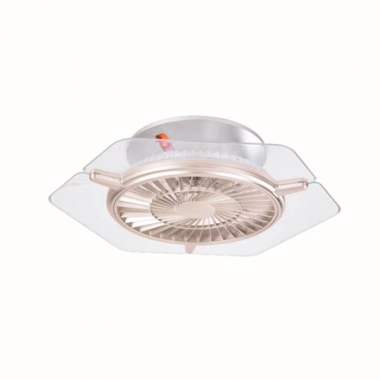 LED плафон вентилатор 36W  3-white 3240Lm ф66см IP20 с дистанционно управление