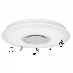 LED музикален плафон с Bluetooth димируем 24W 4000К ф40см IP20 1500Lm IP20