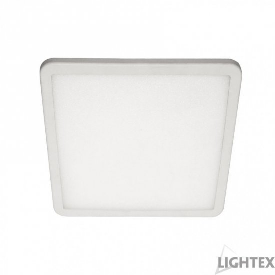 LED луна влагозащитена IP40 20W 4000K 1550Lm квадратна бяла регулируема