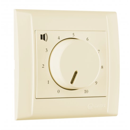 Звукорегулатор 10W серия DEFNE крем