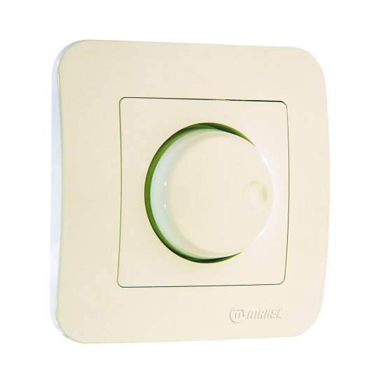 Ключ регулатор (димер) 60-1000W серия LILLIUM NATURAL крем