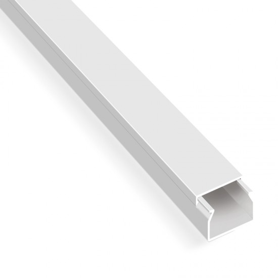 Кабелен канал PVC 20х10мм ECO IP40 2м бял