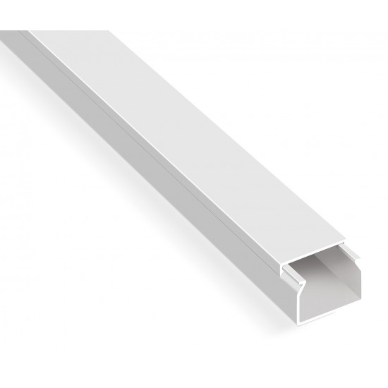 Кабелен канал PVC 20х20мм ECO IP40 2м бял