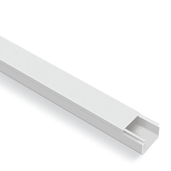 Кабелен канал PVC 40х25мм ECO IP40 2м бял