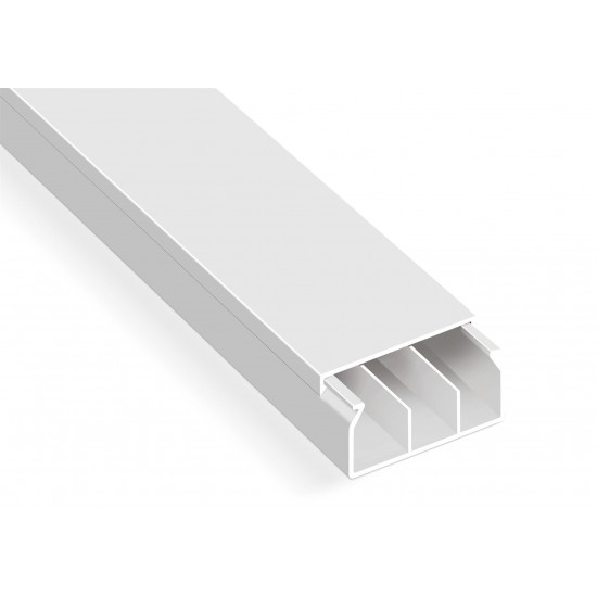 Кабелен канал PVC 60х25мм ECO IP40 2м бял