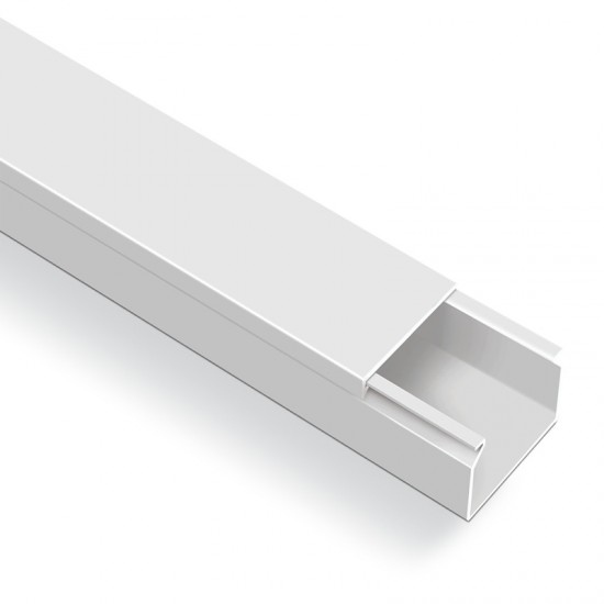 Кабелен канал PVC 80х60мм ECO IP40 2м бял