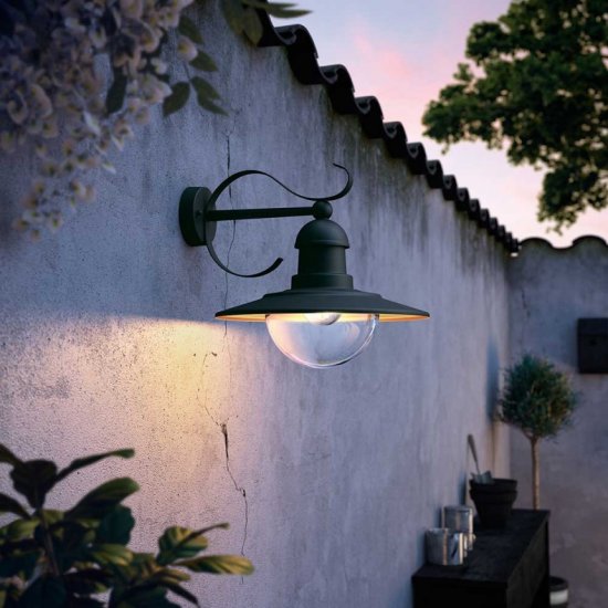 Градински фенер Philips TOPIARY Е27 IP44 max 10W LED черен
