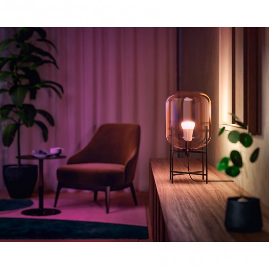 LED smart крушки 3 броя Philips HUE стартов комплект A60 Е27 3х9.5W 3-white + RGB 1055Lm димируема