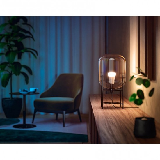LED smart крушки 3 броя Philips HUE стартов комплект A60 Е27 3х9.5W 3-white + RGB 1055Lm димируема