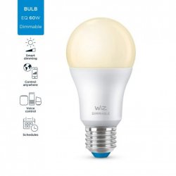 LED smart крушка WIZ Wi-Fi Philips A60 Е27 8W 2700K 806Lm димируема CRI>90