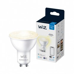 LED smart крушка WIZ Wi-Fi Philips GU10 4.9W 2700K 345Lm димируема CRI>90